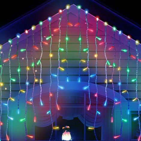 Guirlande lumineuse LED de Noël pour extérieur, 400 LED, 9,75 m (32 pi) avec 75 guirlandes, à insérer dans la décoration du jardin, festive (1/5)