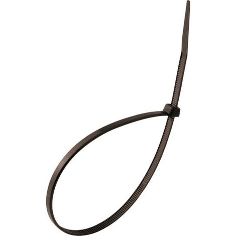 Halskette 280x4,8 mm 100 Stück Schwarz - Profil