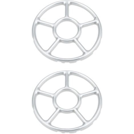 Lot de 2 réducteurs de gaz pour Plaque Réducteur de gaz Wok Rack Cuisinière à gaz Wok Rack Cuisinière à gaz Cuisinière à gaz Réservoir de gaz Cafetière Chaude Moka Coffee (6.1in/15.5cm) (1/5)