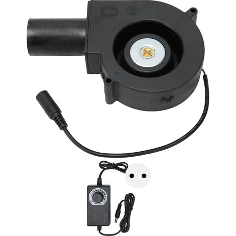 Ventilador soplador sin escobillas de 12 V CC, 2,85 A, 6000 RPM, doble rodamiento de bolas, flujo centrífugo de alta velocidad para refrigeración y ventilación DIY, enchufe europeo.