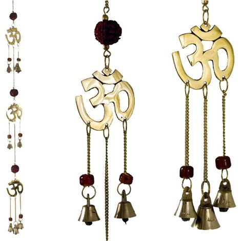 Mobile avec Clochettes et graines de Rudraksha 60 cm