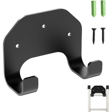 Support mural pour débroussailleuse, organisateur d'outils, support de garage avec panneau robuste, dispositif de rangement avec couche raffinée, 5,91 x 2,56 x 4,41 pouces extérieurs [YJD] (1/5)
