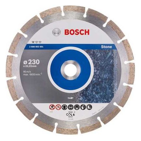 Bosch  Diamantscheibe  Standard  for  Stone  230x22,23x2,3x10  mm  2608602601