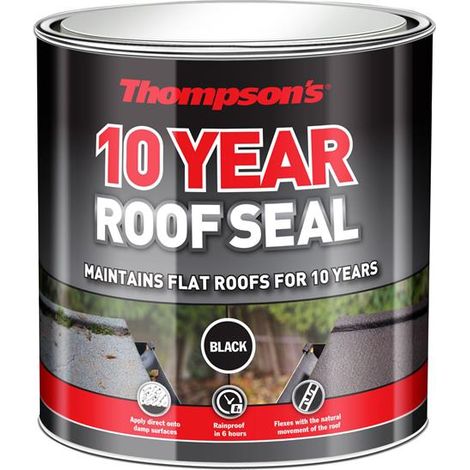 Ronseal Thompson'S Roof Seal Black 2.5L (1/4)