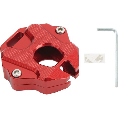 Tbest Coque de clé de Moto CNC en Métal Solide, élégant, Ajustement , Remplacement pour CB650R CBR650R 2020+, étui de Protection Durable de Haute qualité pour Motos (Rouge). (1/5)