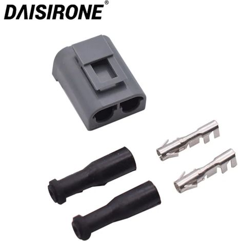 Un juego de conectores automotrices de 2 pines para bobinas de encendido/bombas de combustible/sensores de velocidad, apto para Volvo S90 V90 9144275 3523813