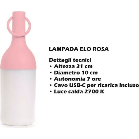 LAMPADA ELO ROSA