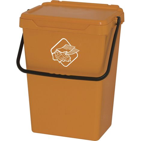 Poubelle Biosystem Jaune L 35 Bs35G Artplast (1/4)