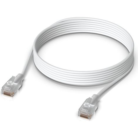 Patchkabel UTP Ubiquiti UniFi Etherlighting Patchkabel Kat. 6 3 m weiß (UACC-Cable-Patch-EL-3M-W) (1/5)