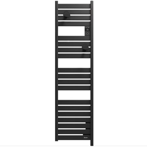 Sauter – Sèche-serviette électrique 500W – Largeur 40 cm – Hauteur 151 cm – Surface de chauffe 4 m² – Acier anthracite – Programmation intégrée