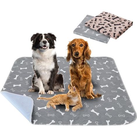 Pcs 50 70cm Tapis Educateur Chien Ultra Absorbant, Tapis pour Chien Lavable Antidérapant, Tapis de Dressage Réutilisable pour Chiot pour Chien/Chat/Lapin/Cochon d'Inde (1/5)