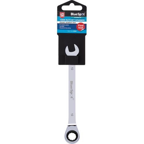 Blue Spot Tools 10MM Ratchet Spanner Fixed Head (1/2)