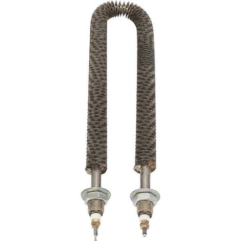 U-förmiges elektrisches Heizrohr mit Rippen, Edelstahl-Rippenheizelement, 220 V, 1 kW