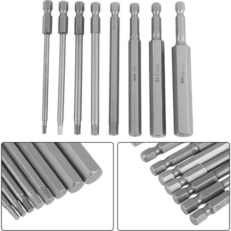 Sechskant-Schraubendreherbits, 100 mm lang, BST Bits-009 (1/5)
