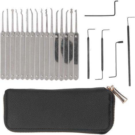 Lot de 21 crochets et sondes en acier inoxydable, outil de précision pour usage civil et professionnel. (1/5)
