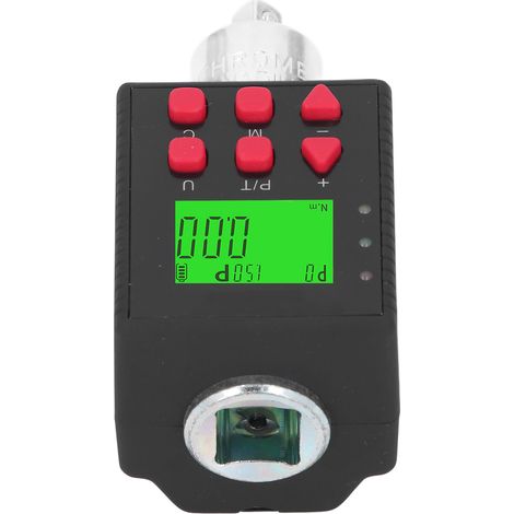 Adaptateur de torsion numérique 1/2 pouce 3,4-340 N.m convertisseur électronique haute précision pour clé dynamométrique avec adaptateurs 3/8 et 1/4 pouce (1/5)