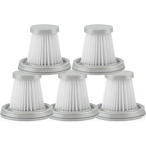 Filtres compatibles avec les aspirateurs portables Mijia et les petits aspirateurs portables sans fil Xiaomi (filtres HEPA, lot de 5)
