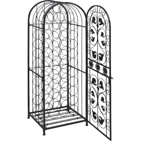 Maison Exclusive - Flaschenregal für 45 Flaschen Metall