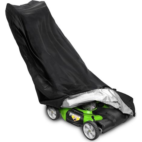 191 x 67 x 17/42 cm Housse de protection imperméable pour à gazon Housse universelle pour à gazon En tissu Oxford 210D avec cord (1/5)