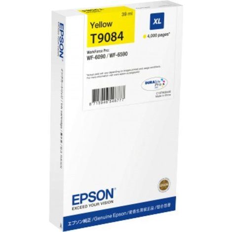 Tinta original epson t9084 xl amarilla c13t908440 39ml (1/5)