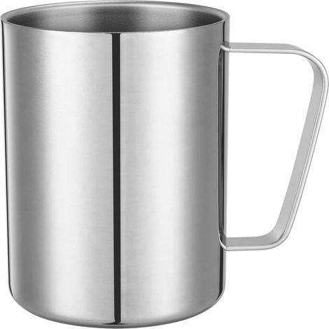 Mug isotherme en acier inoxydable à double paroi avec anse, capacité 500 ml (1/5)