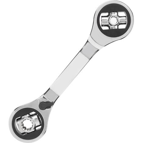 Clé à douille universelle 8 en 1, hexagonale multifonctionnelle avec tête rotative à 360°, 614 mm (1/5)