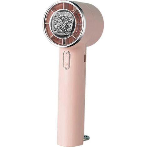 Ventilateur portable Turbo Ice avec crochet, mini ventilateur froid USB rose (1/5)