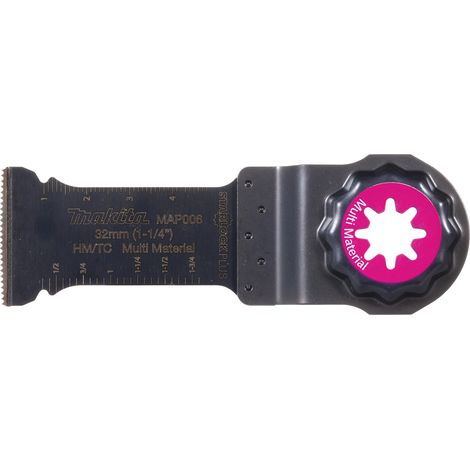 Makita B-66379 Lama Affondamento Starlock Plus 32x50mm 20TPI TC/HM Multimateriali