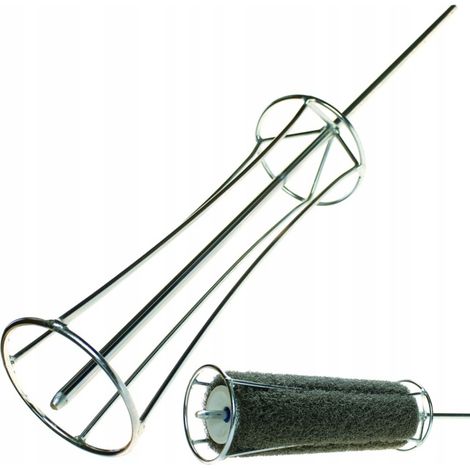 Dispositivo de limpieza de rodillos KUBALA, compatible con rodillos de yeso.