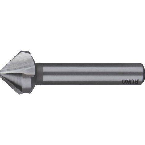 Utensile RUKO per svasatura e sbavatura, forma C, 75°, acciaio rapido Ø 6,3 mm - 102221