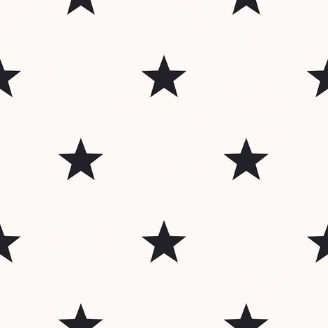 Wallpaper Friends & Coffee Little Stars Black and White Noordwand