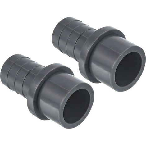 Réducteur de tuyau, Diamètre extérieur de la douille : 32 mm x diamètre extérieur de la pagode : 25 mm, 2 pièces par paquet, gris. (1/5)
