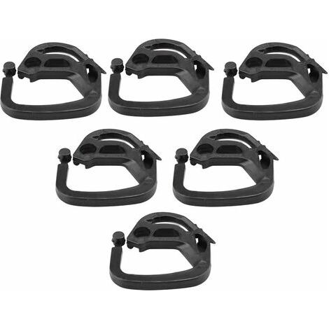 Clips en plastique pour filets d'ombrage, lot de 100 crochets en plastique, adaptés aux filets d'ombrage, filets de jardin et accessoires de serre. (1/4)