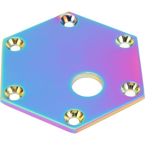 Cache-bouton de klaxon de volant 70 mm, plaque hexagonale pour boutons de volant de course à 6 trous (1/5)
