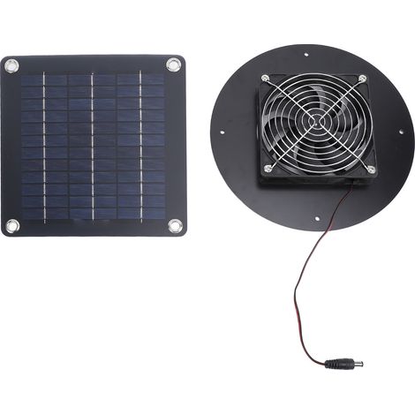 Ortviai Ventilateur d’Évacuation Solaire 20 W pour Camping-car et Bateau – Panneau Solaire Monocristallin Haute Efficacité (1/5)