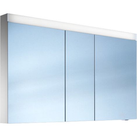 Schneider PATALine Spiegelschrank, 130x76x12cm, 3 Türen, (1/2)