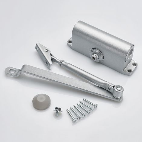 Vtizikl Ferme-porte Hydraulique Automatique, (45-65kg) Réglable Groom Fermeture Porte, Ferme Porte Automatique Ideal (1/5)
