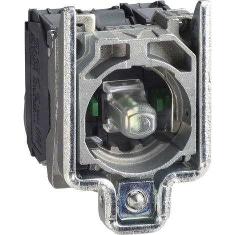 Harmony corps de bouton lumineux - Ø22 - LED Universelle intégrée 1O+1F - ZB4BW0M15 (1/3)