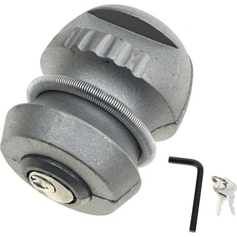 1 pièce antivol pour boule d'attelage, verrou de connecteur pour remorque, protection contre le vol, compatible caravane (1/5)