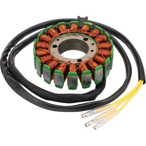 Kit de réparation de magnéto pour Suzuki GS450 (1980-1983) : 3 pièces (bobine de stator, joint d'étanchéité papier, redresseur). (1/4)