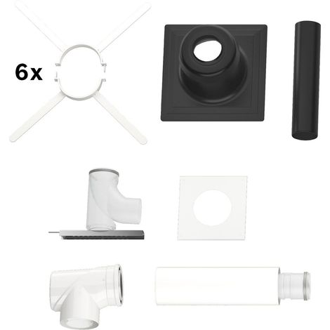 Bosch Abgaszubehör FC-Set110-C93x (oben) Grundbausatz C93x Kunststoff d:110/160mm, 7738113075