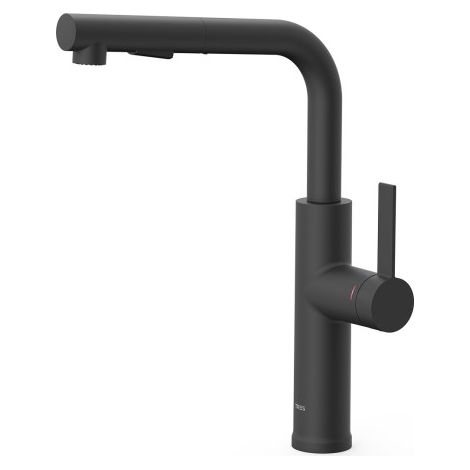 Mitigeur cuisine à bec amovible et 2 types de jet BLACKMAT (noir mat) - TRES 23043803NM