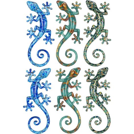 Signes Grimalt Lizard 6U Animali Lucertola verde Figura 3x21x10 cm
