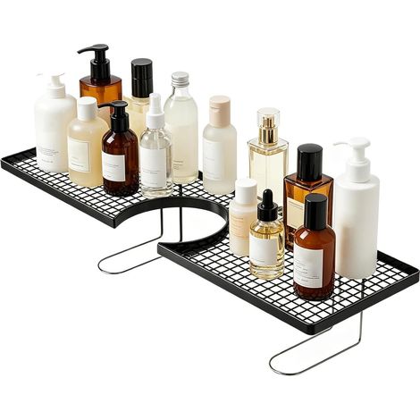 Organisateur D'Évier Support Organisateur De Cuisine En Métal Support Rangement Pour Robinet Convient Pour Restaurant Appartement Lavabo Évier Salle D'Eau Toilettes Salle Bains Maison (1/5)