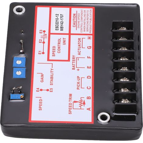 ESD2210 12 Generator-Motorregler-Bedienfeld Elektronischer Stromaggregat-Drehzahlregler DC12‐24V (1/5)