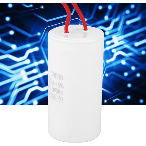 CBB60 Motorbetriebskondensator 35µF 450VAC Anlaufkondensator für Wasserpumpen in Haushaltsgeräten (1/5)