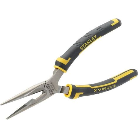 Stanley Long Needle Nose Pliers 150mm with Non-Slip Handles - Model 089869