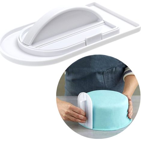 Plancha de repostería para alisar pasta de azúcar, pasteles y cremas + accesorio