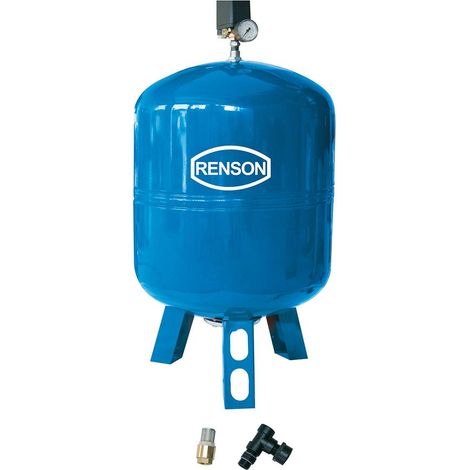 KIT RESERVOIR VERTICAL 100L POUR POMPE FORAGE 1''1/4 RENSON