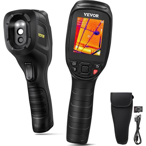 Caméra Thermique Haute Résolution 320x240,2MP, 25Hz, Plage Température -20 à 550°C, 64G SD et Batterie Rechargeable (1/5)